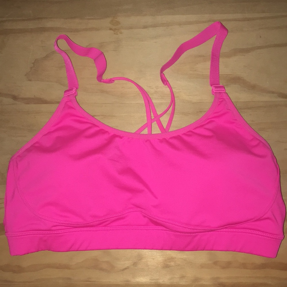 Hot Pink Medium Sports Bra